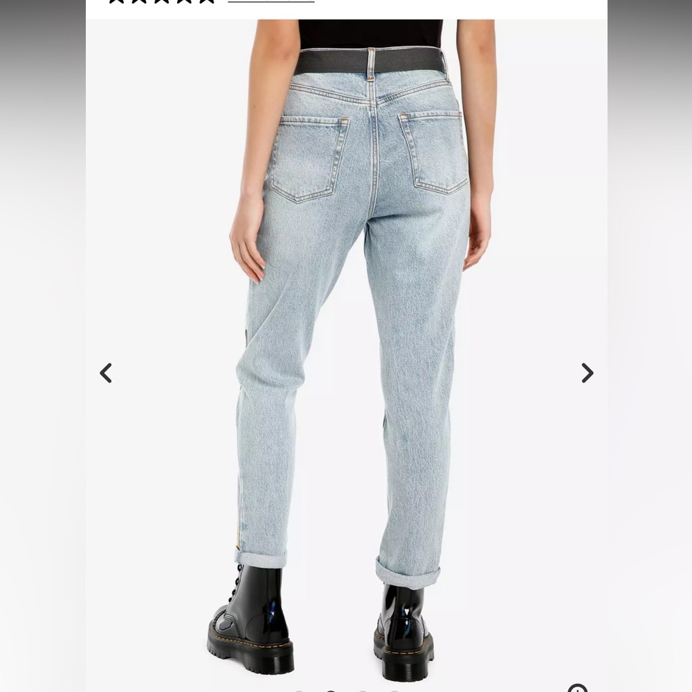 Mickey Mouse and friends High-Rise Mom Jeans - Picture 3 of 12